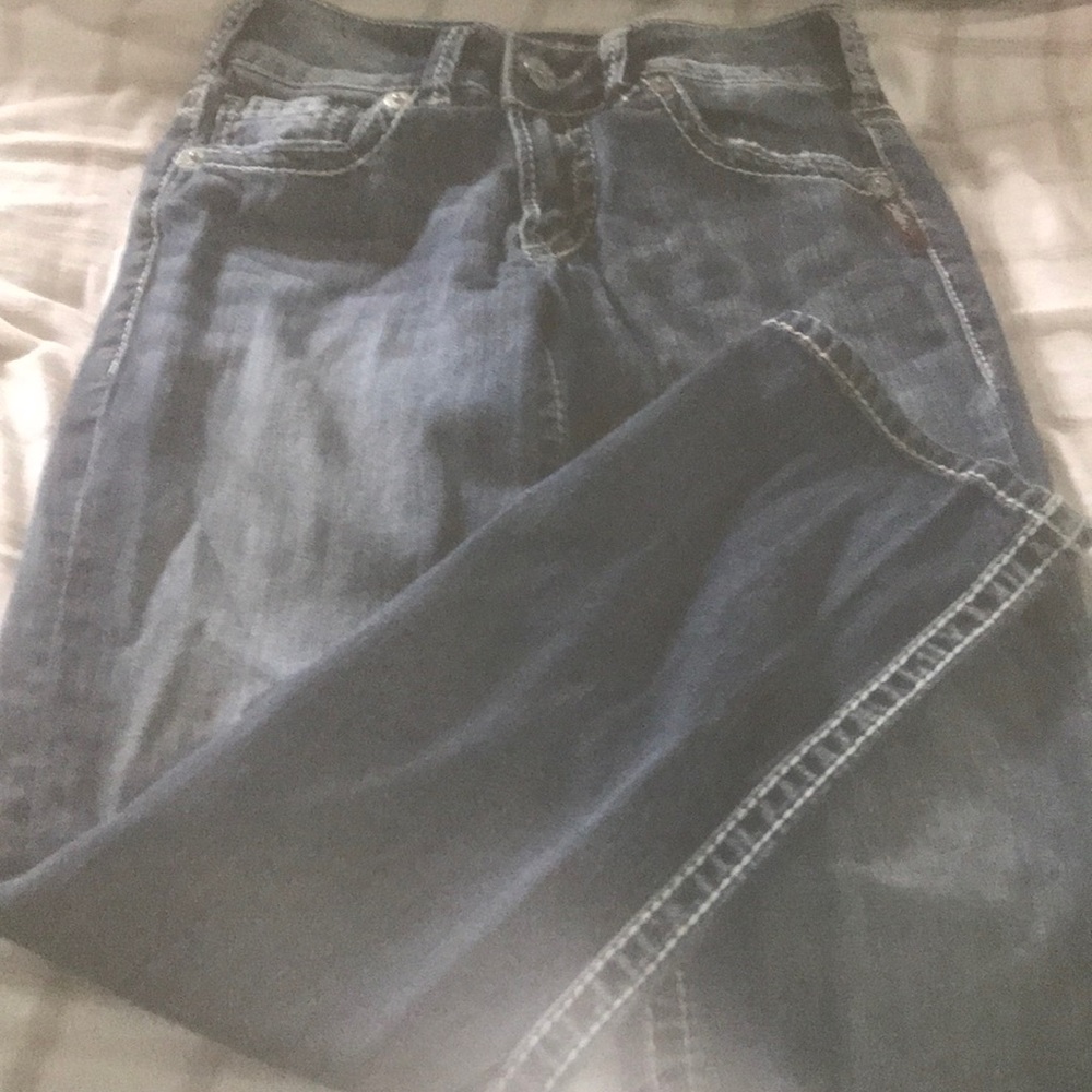 Silver jeans